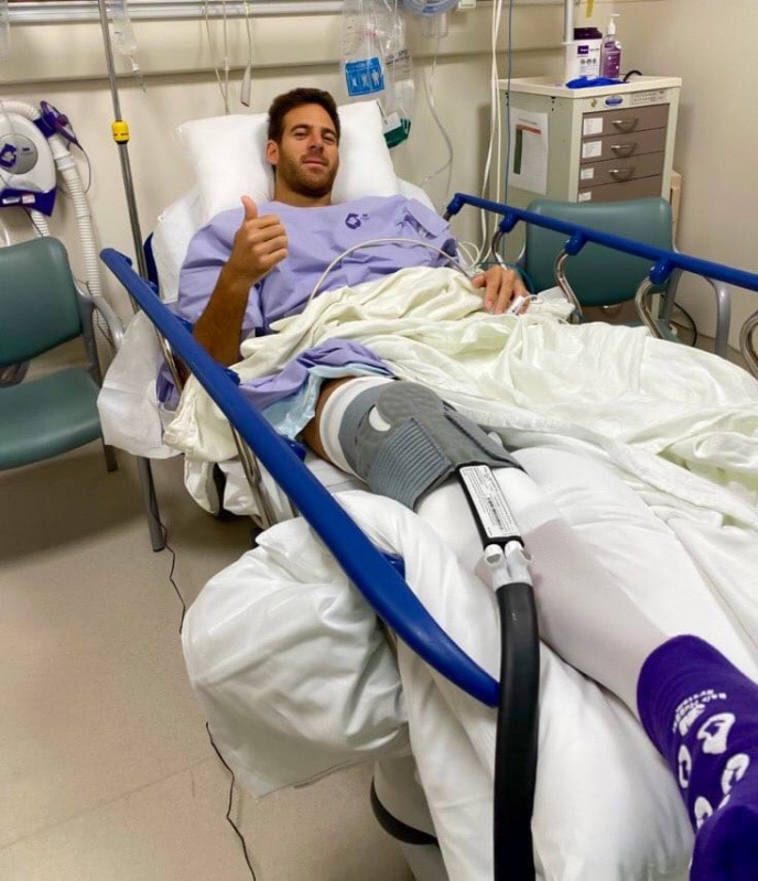 Дел Потро претърпя нова операция на коляното (снимка)