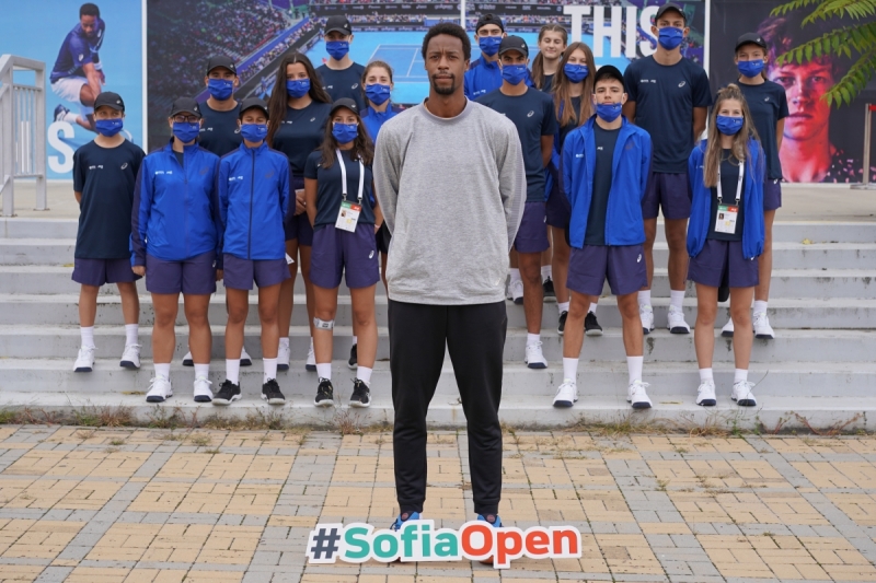 Гаел Монфис зарадва подавачите на топки на Sofia Open 2021