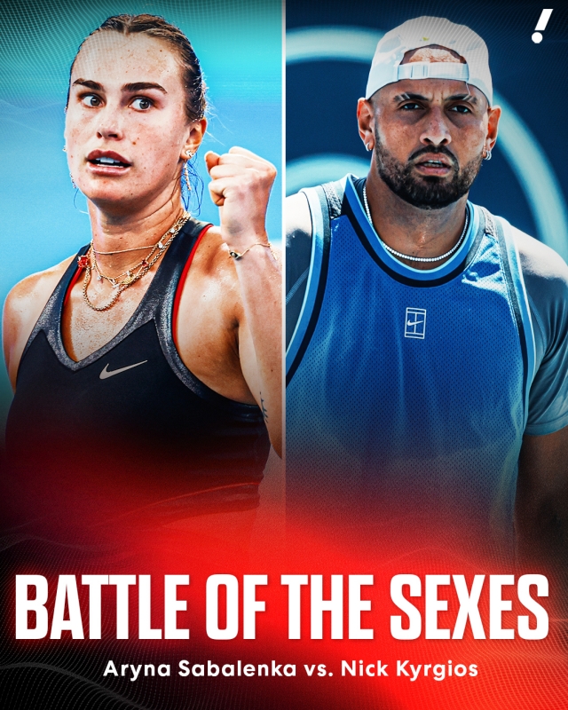 Сабаленка срещу Кирьос в Битка на половете