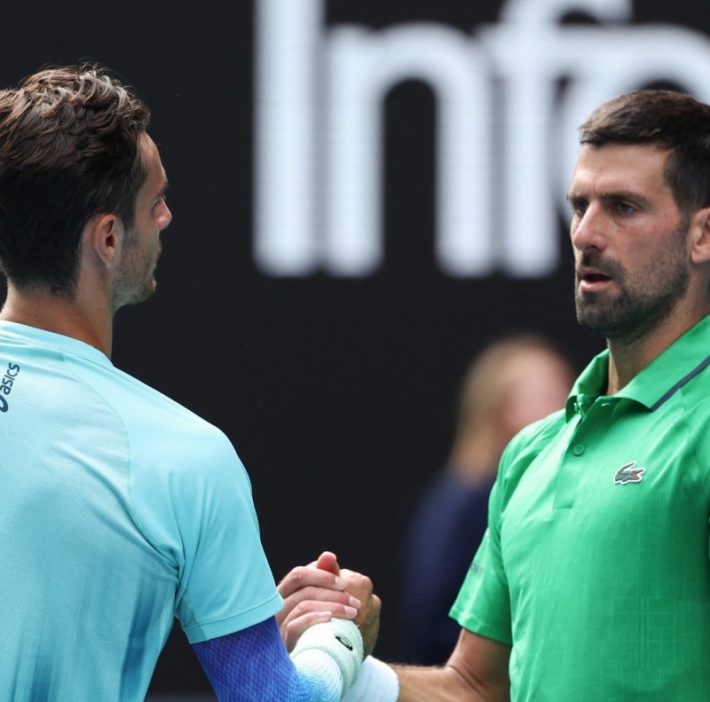 Контузия отказа Музети в двубоя срещу Джокович