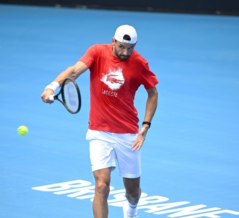 Григор Димитров срещу квалификант в Бризбън