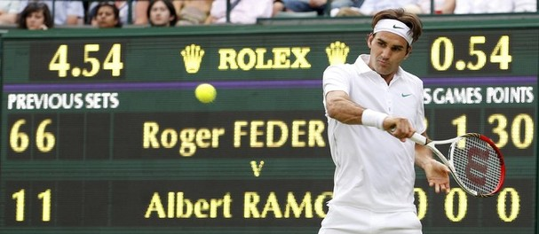 ВИДЕО: Федерер започна атаката на Уимбълдън със стил