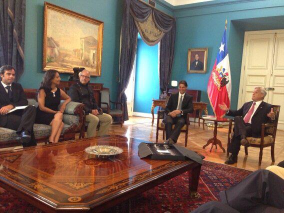 ВИДЕО: Президентът на Чили прие Надал в резиденцията си