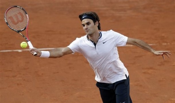 Федерер стартира с победа в Рим