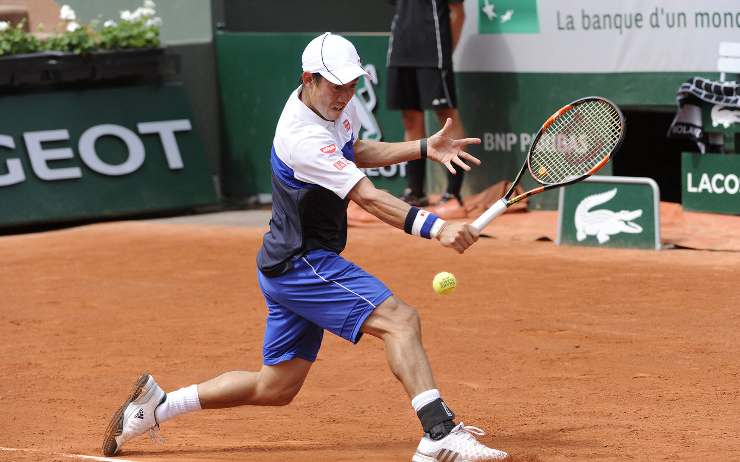 Нишикори за първи път на четвъртфинал в Париж