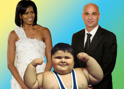 ВИДЕО: Агаси и Обама борят затлъстяването при американците