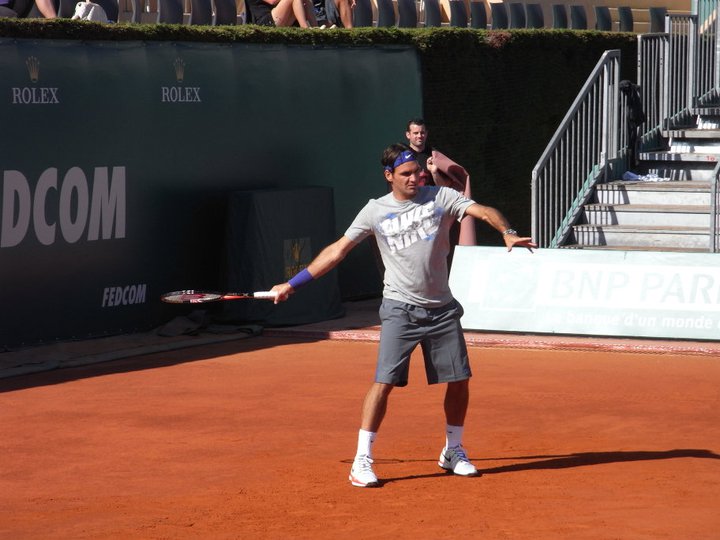 Федерер е в Монте Карло, тренира с Ришар Гаске (снимки)
