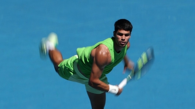 Алкарас и Федерер се срещнаха на голф игрището в Мелбърн