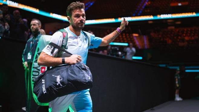 Вавринка с още един запомнящ се момент в прощалния си сезон