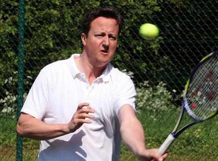 Британският премиер отсвири Обама заради тенис