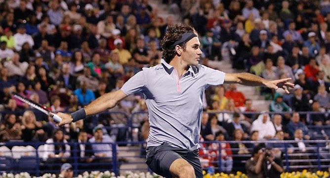 ВИДЕО: Роджър Федерер с изненадващ старт в Дубай