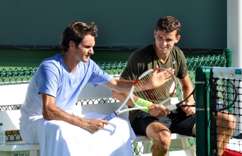 Гришо: Беше изключително преживяване да тренирам с Федерер