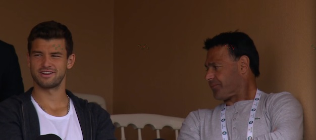 Гришо и Роджър Рашид се наслаждават на зрелището Ферер - Надал