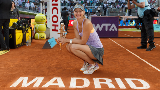 Мария Шарапова с първа титла в Мадрид!