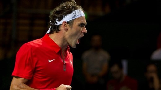 Федерер повежда Швейцария към мечтания финал