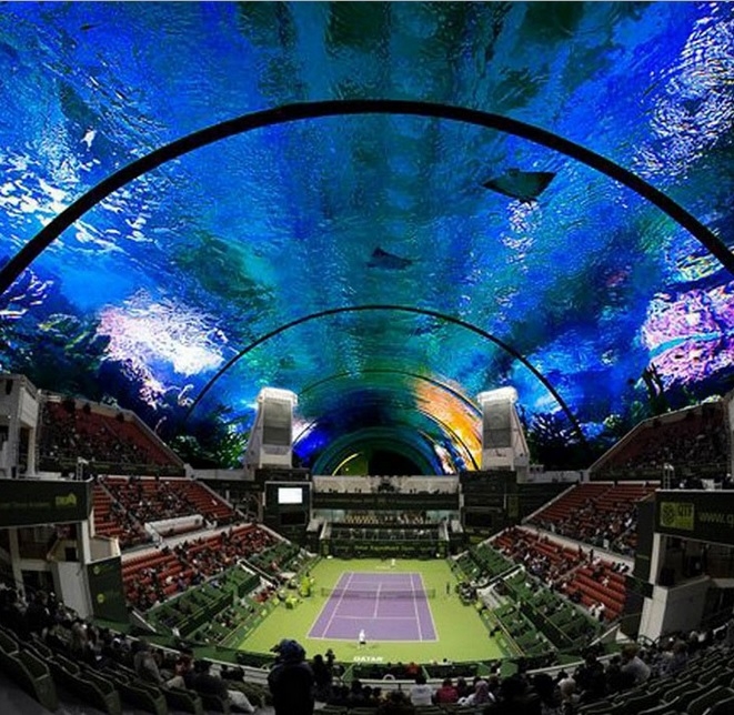 В Дубай ще строят тенис корт под водата