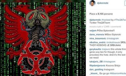 Албанци хакнаха профила на Ноле в Инстаграм