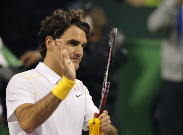 Блестящ Федерер е полуфиналист в Доха (видео)