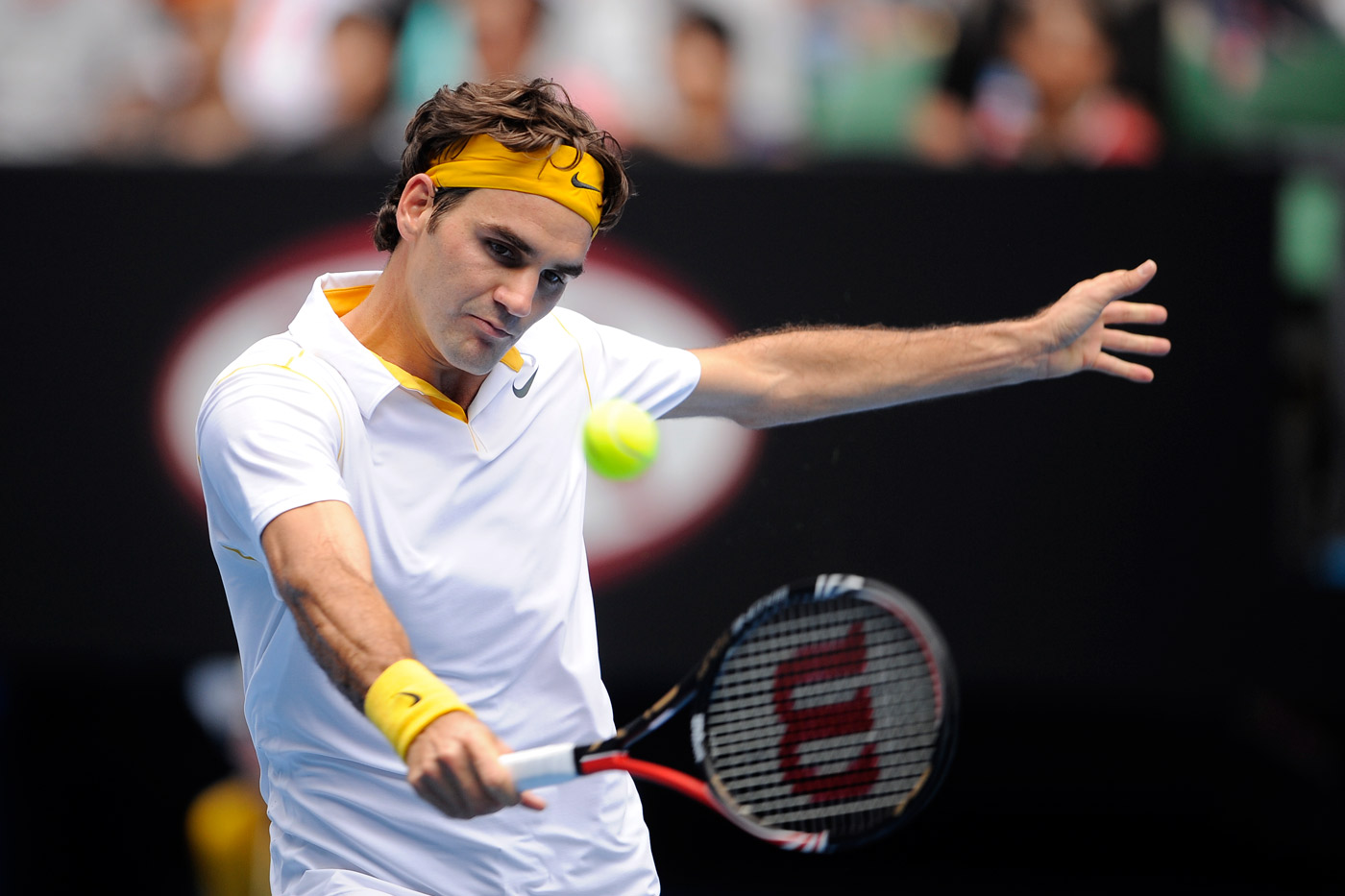Федерер вдъхнови феновете си още на старта