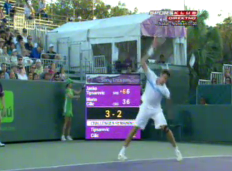 ВИДЕО: Марин Чилич показа как се чупи тенис ракета