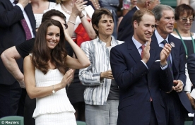 Принц Уилямс и Кейт стават почетни членове на тенис клуб