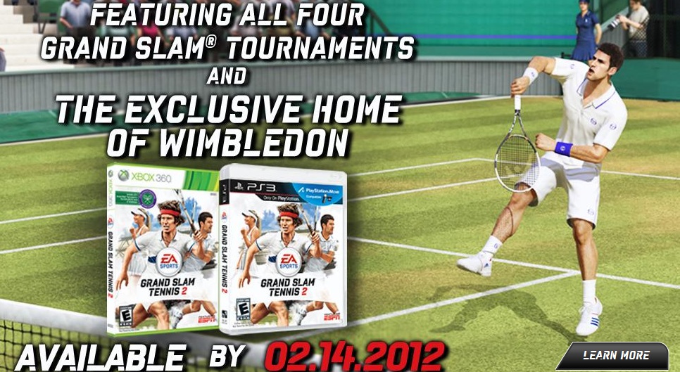 Видео играта Grand Slam Tennis 2 излиза през февруари