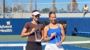 Лиа Каратанчева с титлата на двойки в Орландо